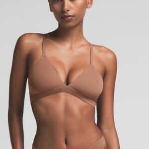 SKIMS NWT Fits Everybody Racerback Triangle Bralette - Jasper